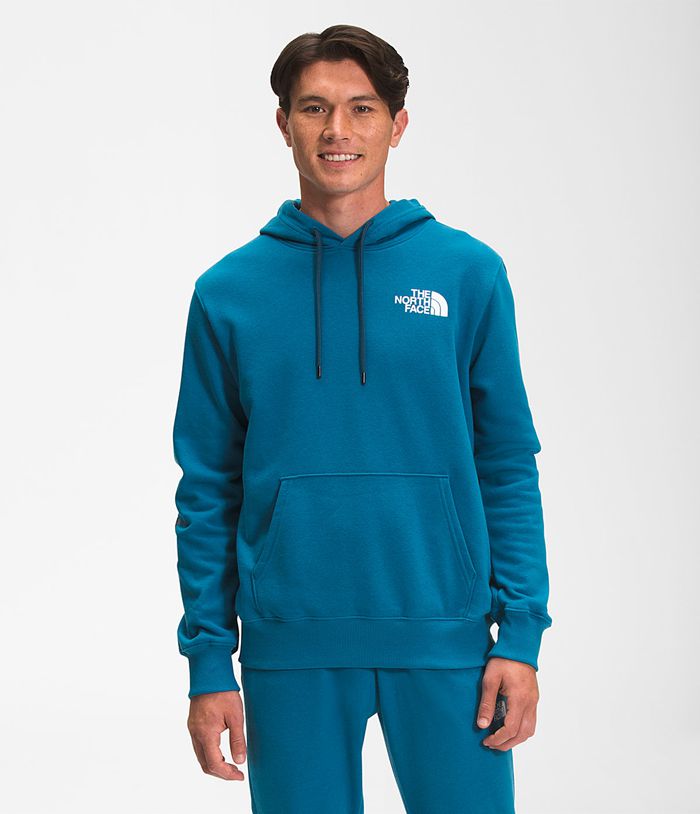 The North Face Mens Hoodie New Sleeve Hit 219HUSVBE - Blue